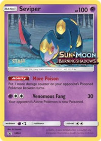 Seviper (Prerelease) [Staff] (SM46) - SM Promos Holofoil