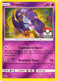 Oricorio (Pokemon League) (56/145)  - League & Championship Cards Reverse Holofoil