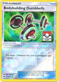 Bodybuilding Dumbbells (League Cup) (113/147)  - League & Championship Cards Reverse Holofoil