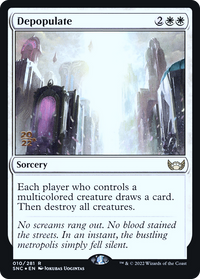 Depopulate [Streets of New Capenna Prerelease Promos]