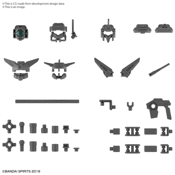 30MM 1/144 OPTION PARTS SET 6 (CUSTOMIZE HEADS A) (Pre-Order)