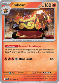 Emboar (13) - Prize Pack Series Cards Holofoil