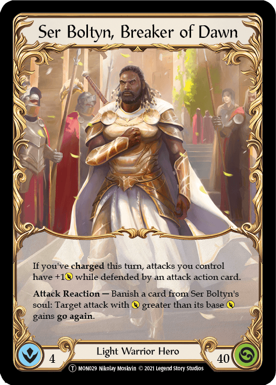 Ser Boltyn, Breaker of Dawn // Boltyn [U-MON029 // U-MON030] (Monarch Unlimited) Unlimited Normal - POKÉ JEUX