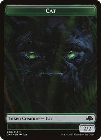 Jeton de chat (008) [Jetons remasterisés Dominaria] 