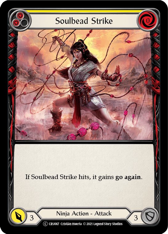 Soulbead Strike (Yellow) [U-CRU067] (Crucible of War Unlimited) Unlimited Normal - POKÉ JEUX