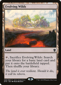 Evolving Wilds [Tarkir Dragonfury]