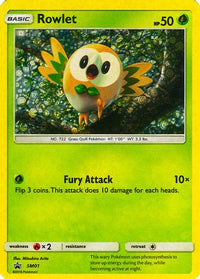 Rowlet (General Mills Promo) (SM01) - Miscellaneous Cards & Products Holofoil