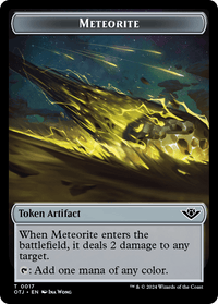 Meteorite // Plot Double-Sided Token [Outlaws of Thunder Junction Tokens] - POKÉ JEUX