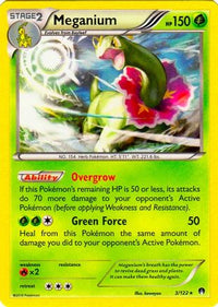 Meganium (Cosmos Holo) (3/122)  - Blister Exclusives Holofoil