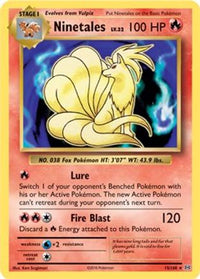 Ninetales (XY Evolutions) (Non-Holo) (15/108)  - Deck Exclusives