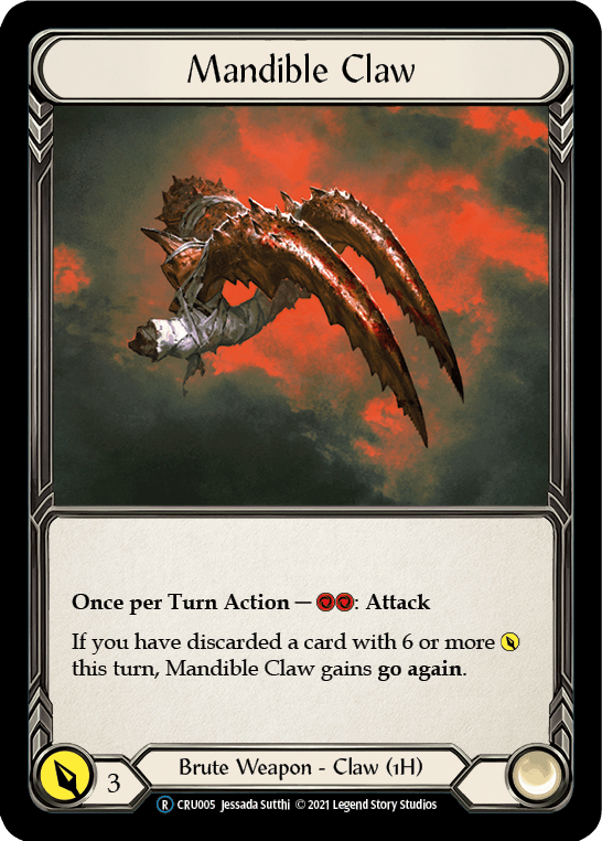 Mandible Claw [U-CRU005] (Crucible of War Unlimited) Unlimited Normal - POKÉ JEUX