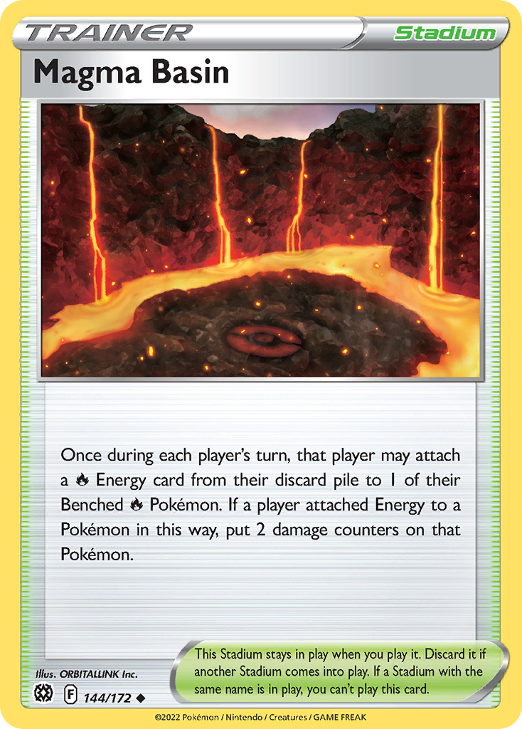 Magma Basin (144) - Prize Pack Series Three Holofoil