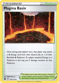 Magma Basin (144) - Prize Pack Series Three Holofoil