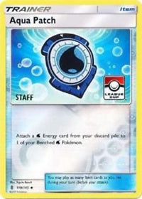 Aqua Patch (League Cup) [Staff] (119/145) - League & Championship Cards Reverse Holofoil