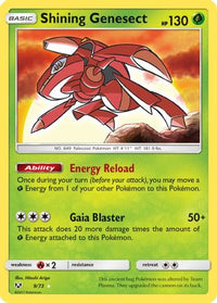 Shining Genesect (9/73)  - Shining Legends Holofoil
