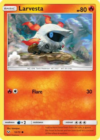Larvesta (12/73)  - Shining Legends
