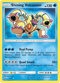 Shining Volcanion (27/73)  - Shining Legends Holofoil
