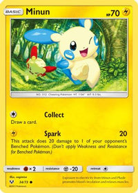 Minun (34/73)  - Shining Legends