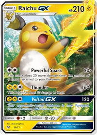 Raichu GX (29/73)  - Shining Legends Holofoil