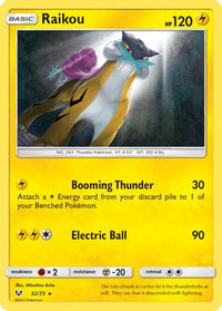 Raikou (32/73)  - Shining Legends Holofoil
