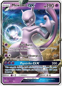 Mewtwo GX (39/73)  - Shining Legends Holofoil