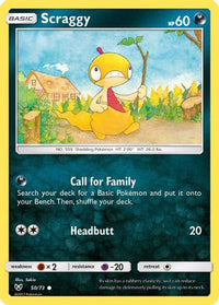 Scraggy (50/73)  - Shining Legends