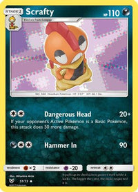 Scrafty (51/73)  - Shining Legends