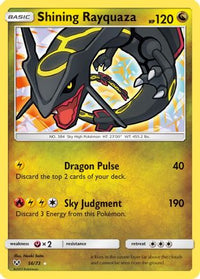 Shining Rayquaza (56/73) - Shining Legends Holofoil