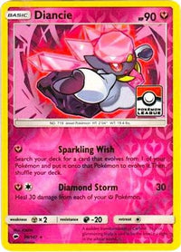 Diancie (Pokemon League) (94/147)  - League & Championship Cards Reverse Holofoil