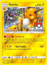 Raichu (League Challenge) [4th Place] (41/147) - League & Championship Cards Reverse Holofoil