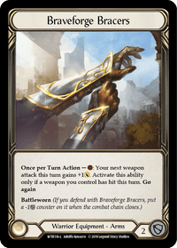 Braveforge Bracers [WTR116-L] (Welcome to Rathe) Alpha Print Cold Foil - POKÉ JEUX