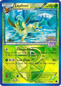 Leafeon (State Championships) [Staff] (11/116)  - League & Championship Cards Reverse Holofoil