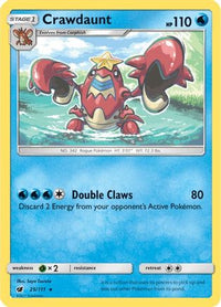 Crawdaunt (25/111)  - SM  Crimson Invasion