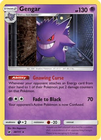 Gengar (38/111)  - SM  Crimson Invasion Holofoil