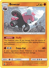 Bewear (56/111) - SM  Crimson Invasion Holofoil