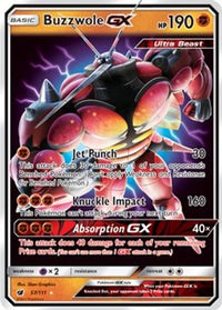 Buzzwole GX (57/111) - SM  Crimson Invasion Holofoil