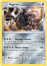 Aggron (67/111) - SM  Crimson Invasion Holofoil