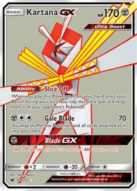 Kartana GX (Full Art) (106/111)  - SM  Crimson Invasion Holofoil