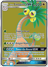 Alolan Exeggutor GX (Full Art) (107/111)  - SM  Crimson Invasion Holofoil