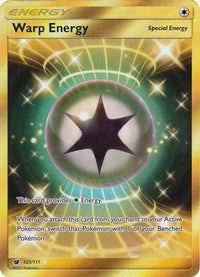 Warp Energy (Secret) (123/111)  - SM  Crimson Invasion Holofoil