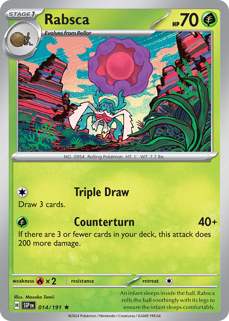 Rabsca (Cosmos Holo) (14/191) - Miscellaneous Cards & Products Holofoil