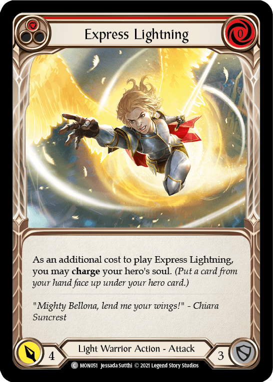 Express Lightning (Red) [MON051] (Monarch) 1st Edition Normal - POKÉ JEUX