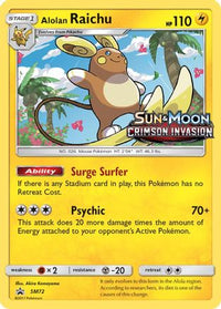 Alolan Raichu (Prerelease) (SM72/248) - SM Promos Holofoil