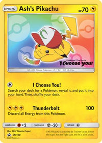 Ash's Pikachu (SM108/248) - SM Promos