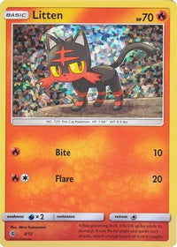 Litten (3/12)  - McDonalds Promos 2017 Holofoil
