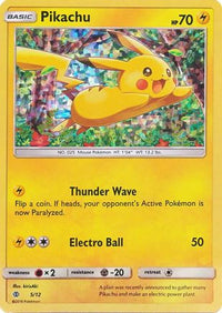 Pikachu (5/12)  - McDonalds Promos 2017 Holofoil