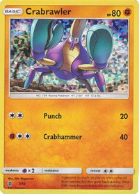 Crabrawler (7/12)  - McDonalds Promos 2017 Holofoil