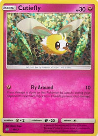 Cutiefly (10/12)  - McDonalds Promos 2017 Holofoil