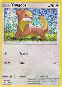 Yungoos (12/12)  - McDonalds Promos 2017 Holofoil