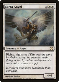 Serra Angel (10E-039) - 10th Edition Foil